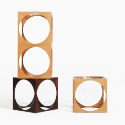Tavolino da Caffè in Legno di Palissandro "Cubo"