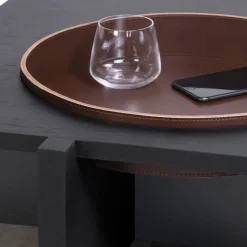 Tavolino da caffè in legno wengé Yuga