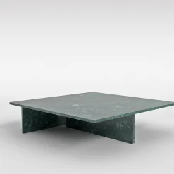 Tavolino da caffè Linea Large in marmo verde Guatemala by Martage Collection