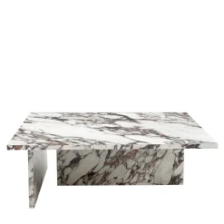 Tavolino da caffè Linea Small in Marmo Calacatta Viola by Martage Collection