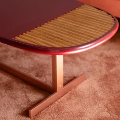 Tavolino da Caffè Medio Naturae Rosso di AngelettiRuzza Design