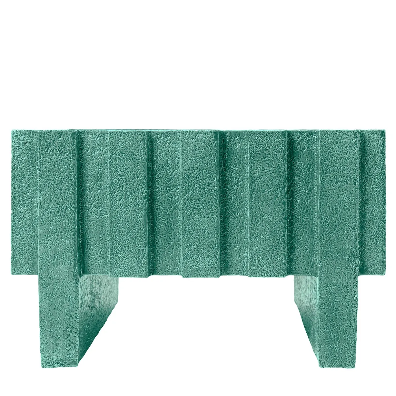 Tavolino da caffè Merlate in ceramica verde di Patricia Urquiola