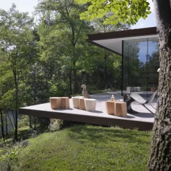 Tavolino da caffè per esterni Hexagon di Steven Holl