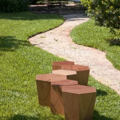 Tavolino da caffè per esterni Hexagon di Steven Holl