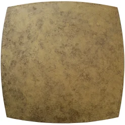 Tavolino da caffè quadrato Arkos in legno bronzato dorato