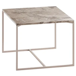 Tavolino da caffè quadrato Origo in marmo Camouflage beige