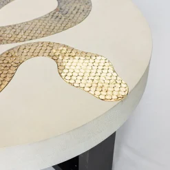 Tavolino da caffè Snake Bianco