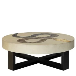 Tavolino da caffè Snake Bianco