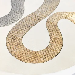 Tavolino da caffè Snake Bianco