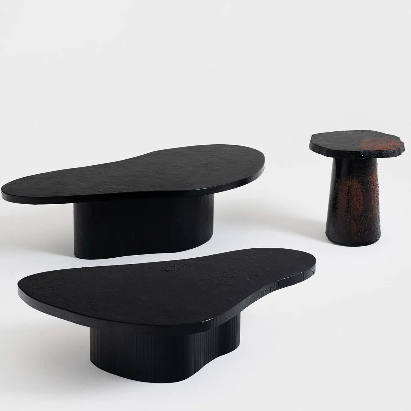 Tavolino da caffè Tessella Fbeta in legno nero