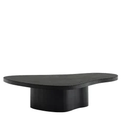 Tavolino da caffè Tessella F in legno nero