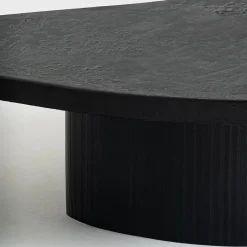 Tavolino da caffè Tessella F in legno nero