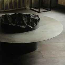 Tavolino da caffè topografico Tip in abete nero norvegese di Riccardo Vendramin