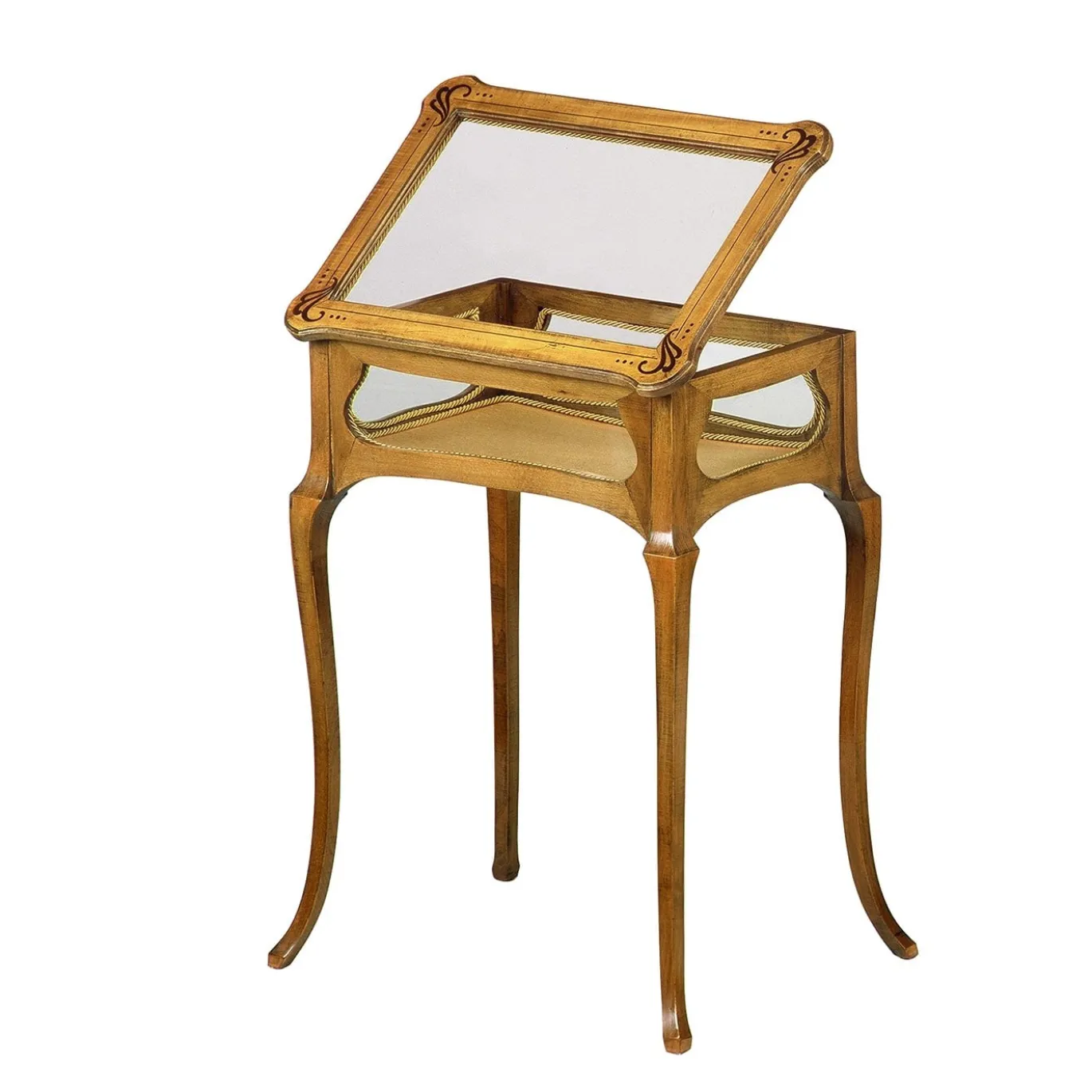 Tavolino da esposizione in stile Art Nouveau francese