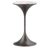 Tavolino Dapertutto Tall Carrara Brown di Paolo Rizzato
