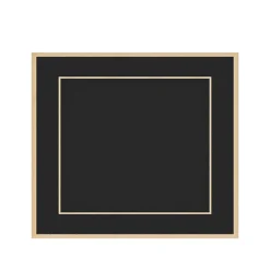 Tavolino Deco in legno annerito e acero