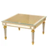 Tavolino d'oro e specchio