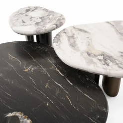 Tavolino ED/50 411-120 Cloud in Marmo Nero