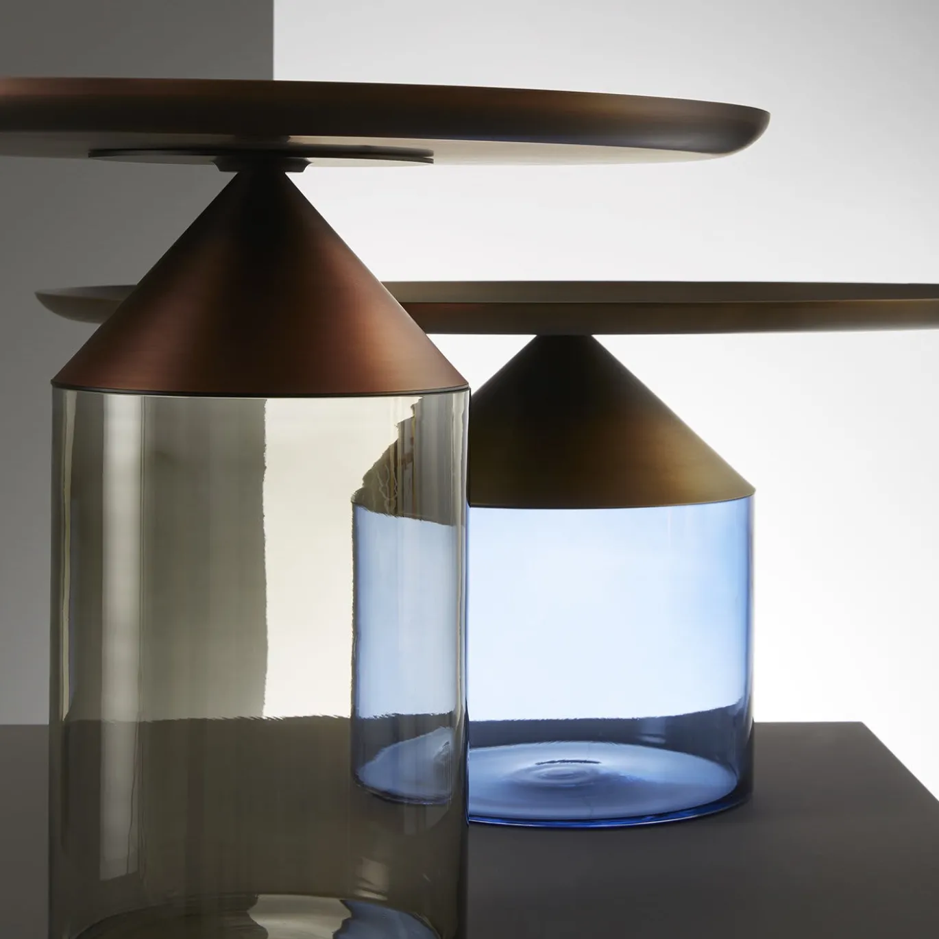 Tavolino Equilibre blu