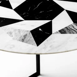 Tavolino Esopo con ruota geometrica di Antonio Saporito