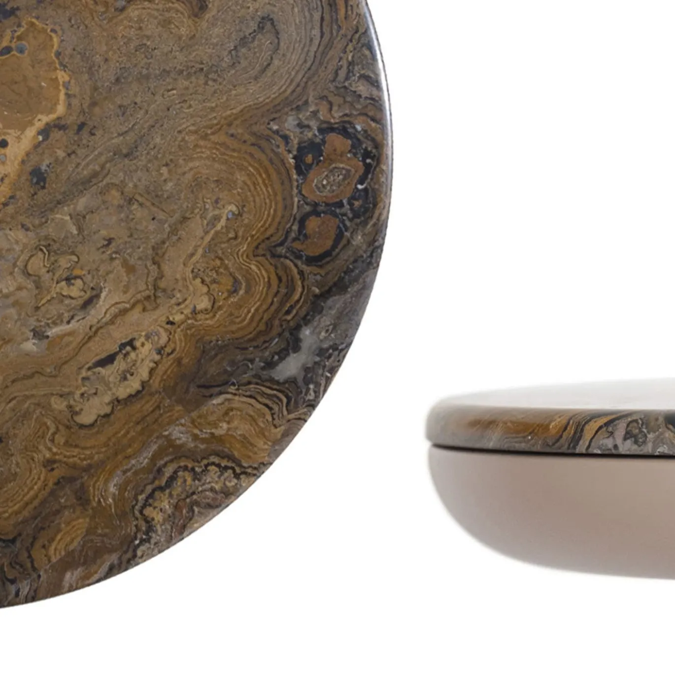 Tavolino Gemini in stromatolite