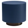 Tavolino geometric cilindrico blu