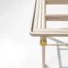Tavolino Heiko Beige in Legno e Vetro