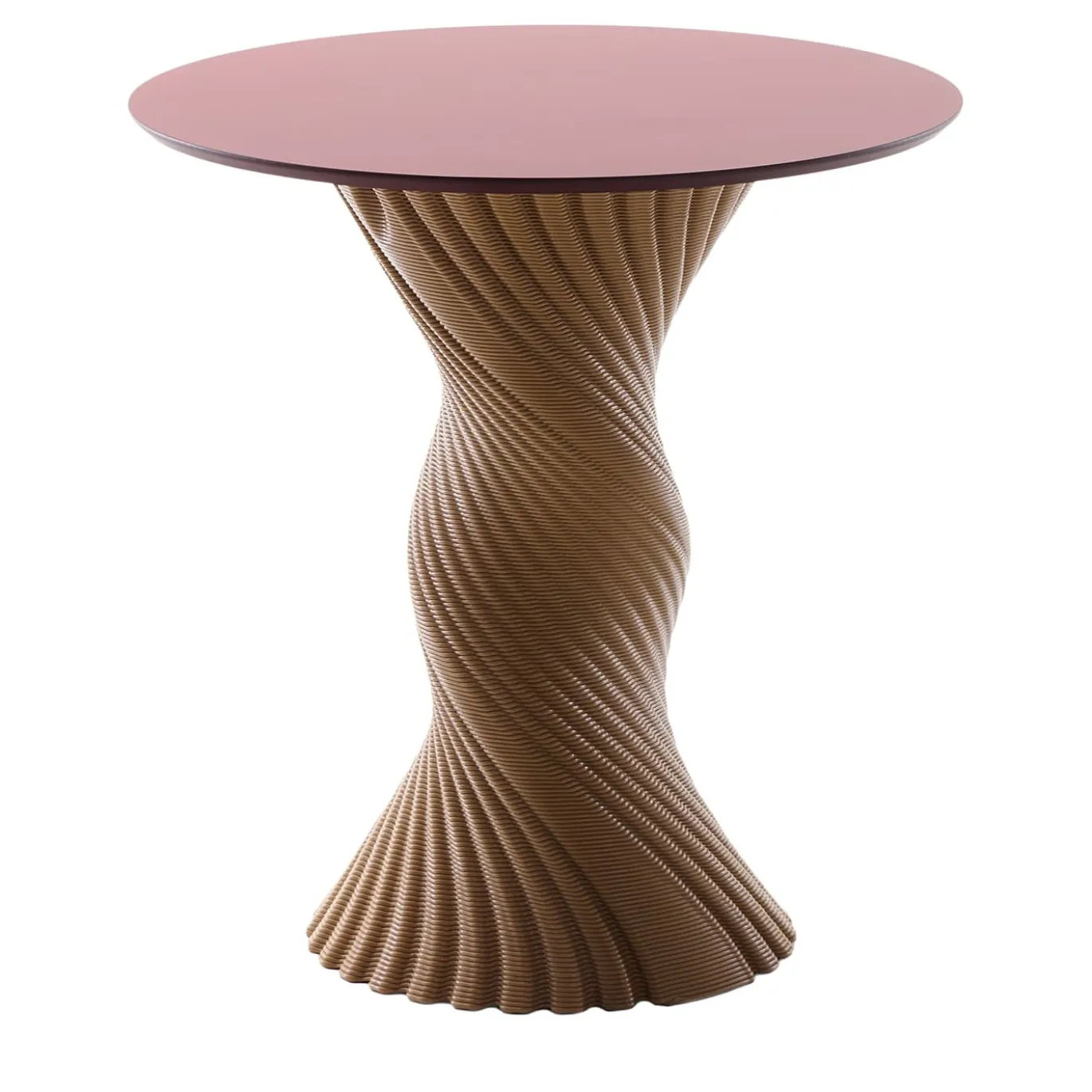 Tavolino in bioplastica beige Tork Design di Karim Rashid