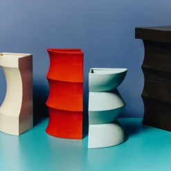 Tavolino in ceramica verde bosco Isola C di Zaven