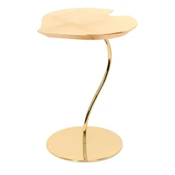 Tavolino in foglia d'oro