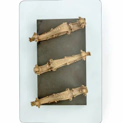 Tavolino in legno e vetro