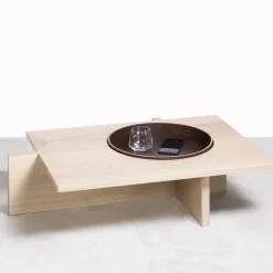 Tavolino in legno naturale Yuga