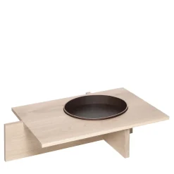 Tavolino in legno naturale Yuga