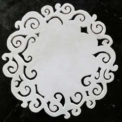 Tavolino in macramè Total Marble di Roberto Semprini