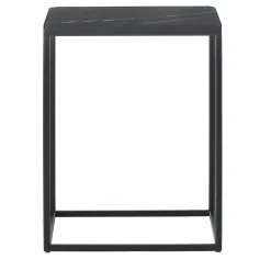 Tavolino in marmo Nero Marquina
