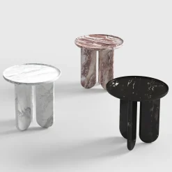 Tavolino in marmo nero Portoro