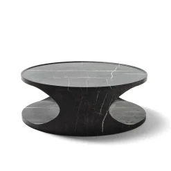 Tavolino in marmo Roll Saint Laurent di Federico Carandini