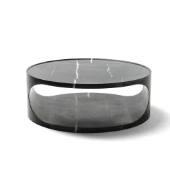 Tavolino in marmo Roll Saint Laurent di Federico Carandini