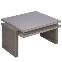 Tavolino in pelle Stratos