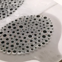Tavolino in vetro e marmo bianco Frozen