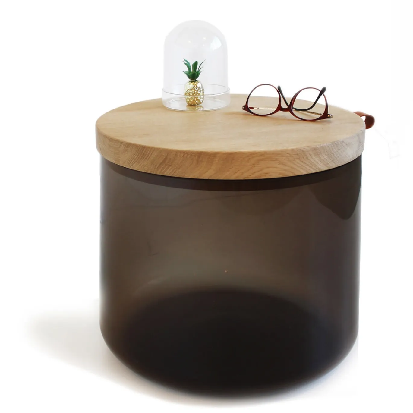 Tavolino in vetro fumé Tea