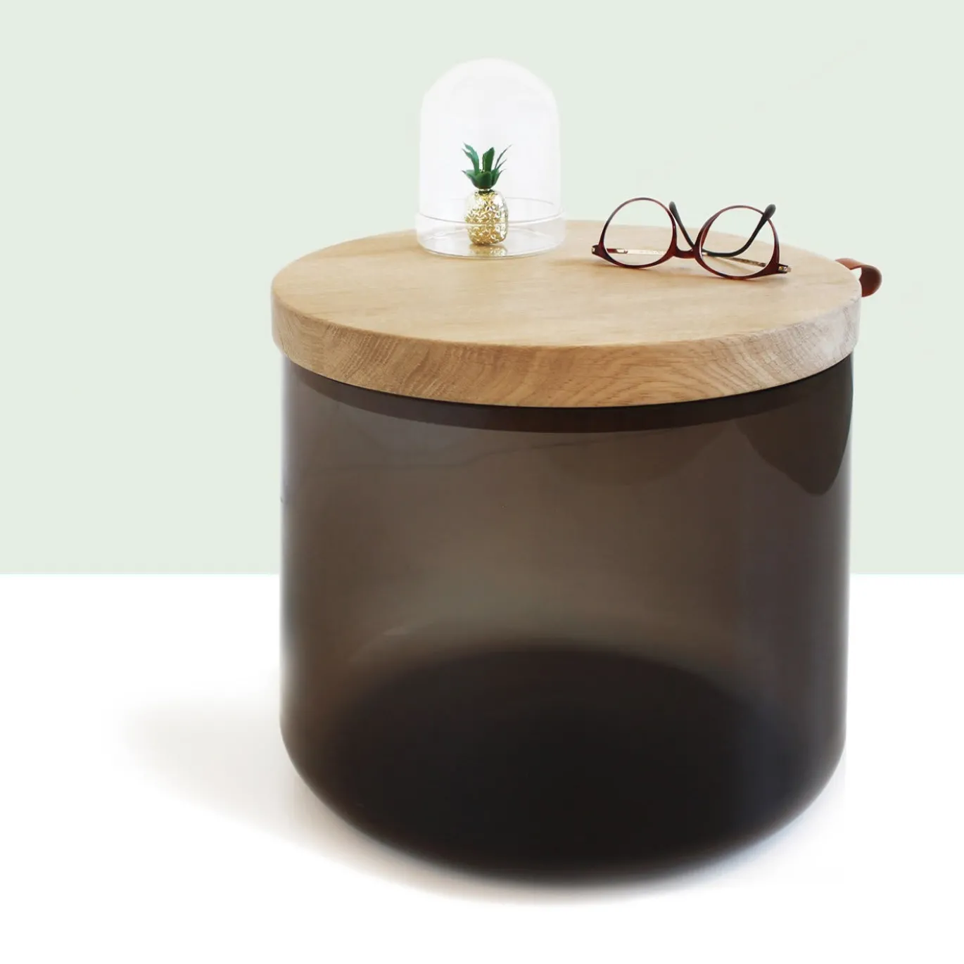 Tavolino in vetro fumé Tea