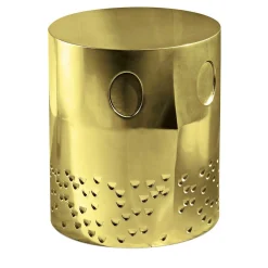 Tavolino Knatt Gold - pouf