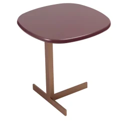 Tavolino Laterale Piccolo Naturae Rosso di AngelettiRuzza Design