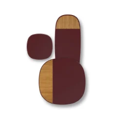 Tavolino Laterale Piccolo Naturae Rosso di AngelettiRuzza Design