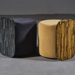 Tavolino laterale Verso Tiger Eye Gold