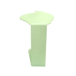 Tavolino Leaf in metallo verde pastello