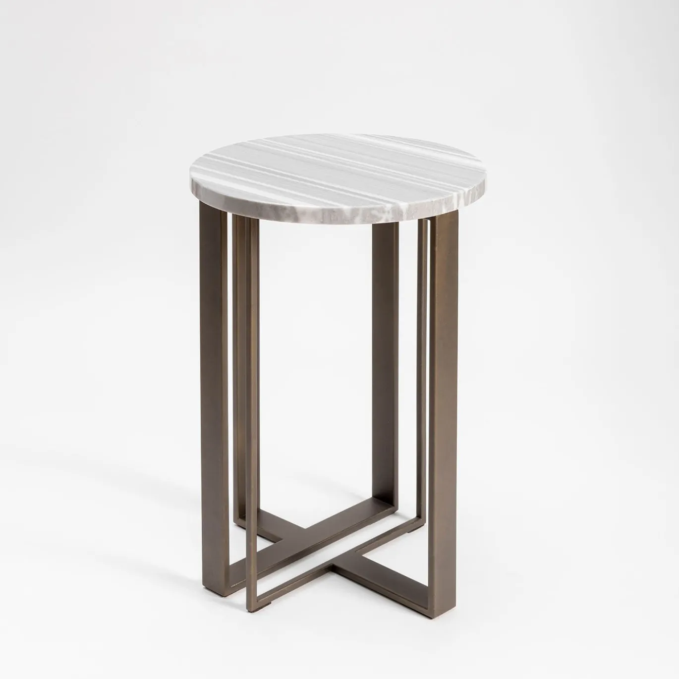 Tavolino Linea Fata in Marmo Grigio