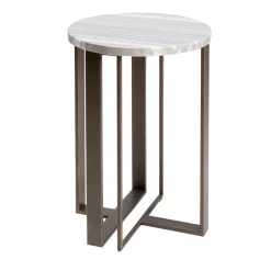 Tavolino Linea Fata in Marmo Grigio