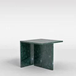 Tavolino Linea in marmo Verde Guatemala by Martage Collection